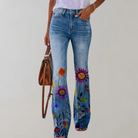Flared Damen Weite Jeans