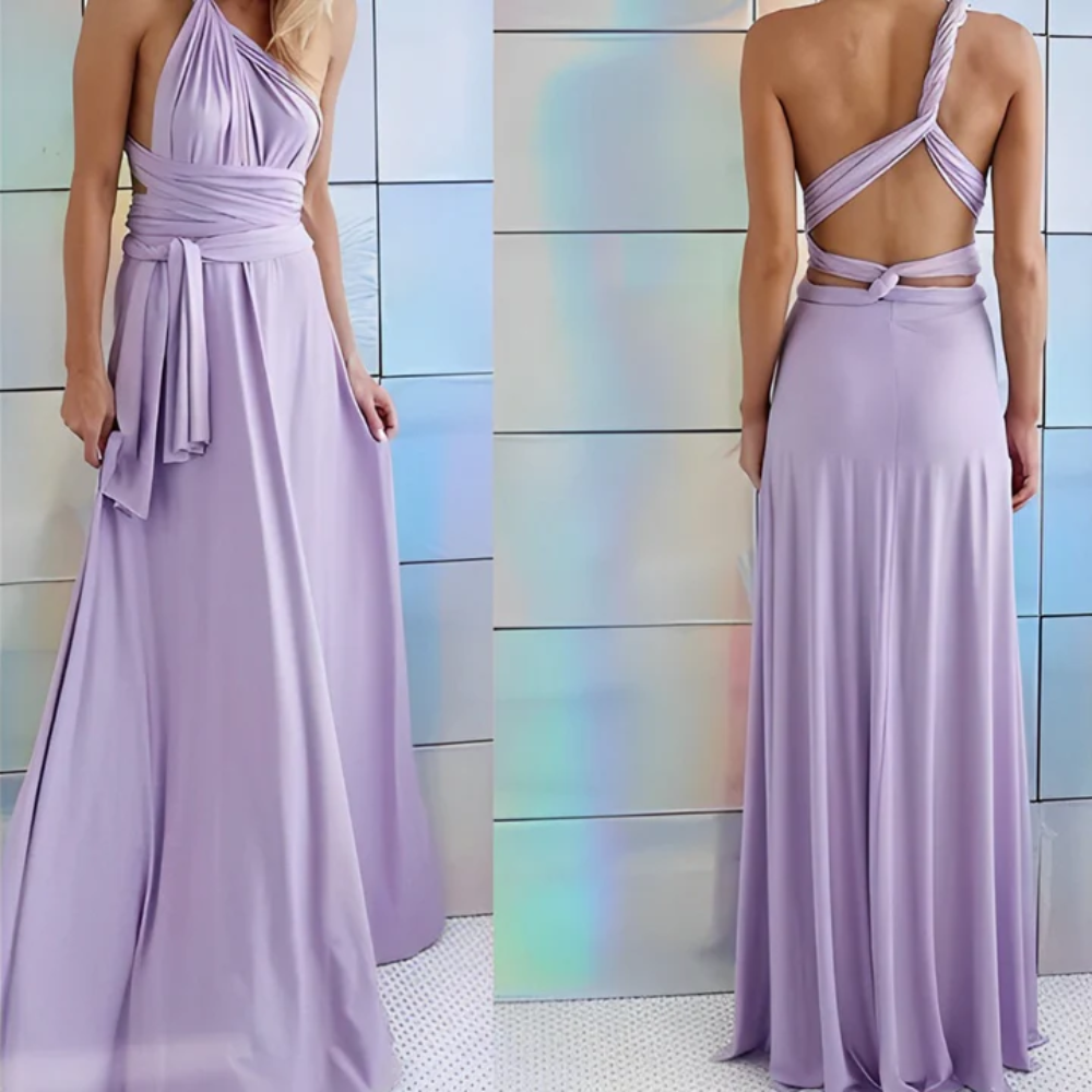 Abendliches Wickelkleid für Frauen