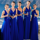 Abendliches Wickelkleid für Frauen