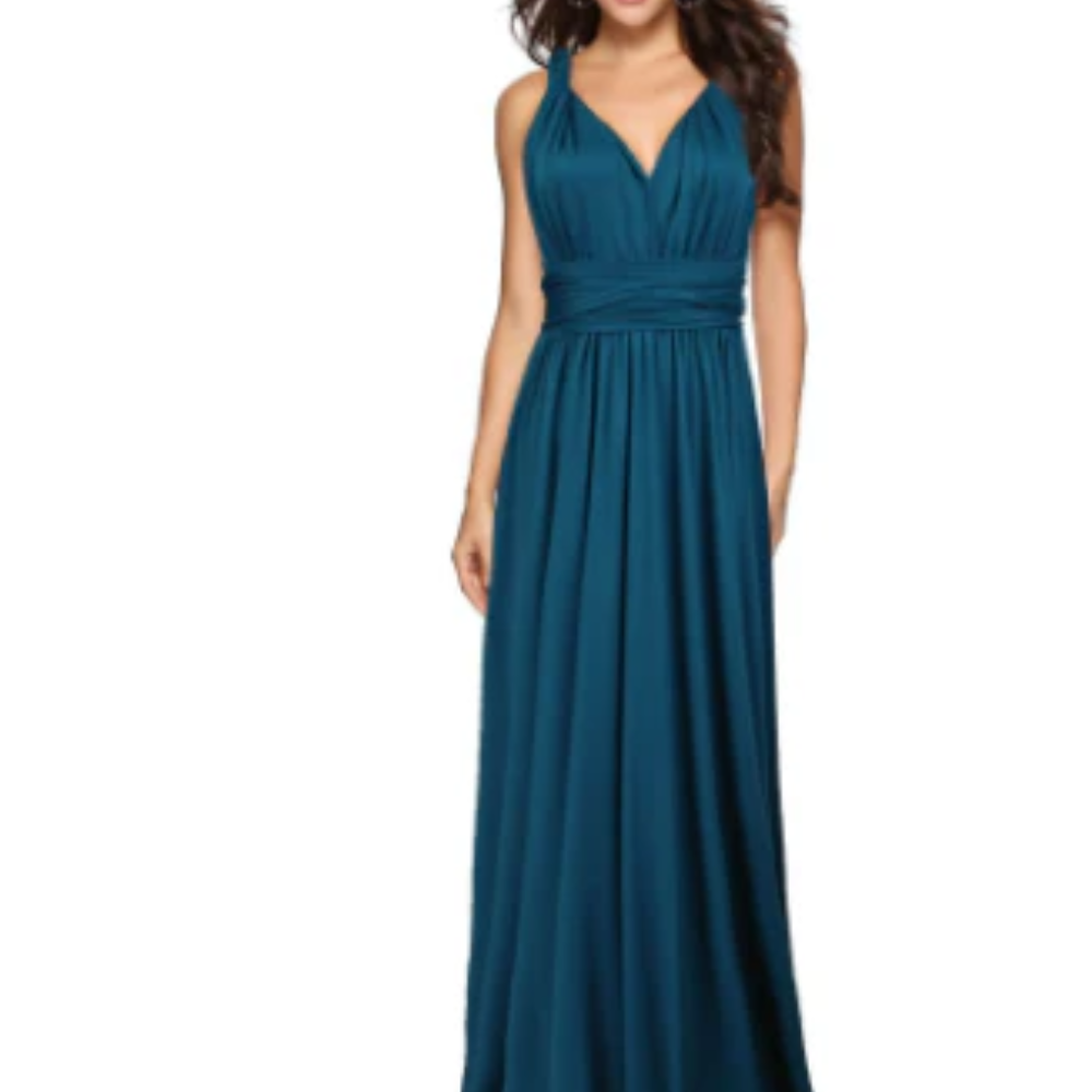Abendliches Wickelkleid für Frauen