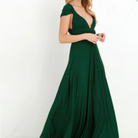 Abendliches Wickelkleid für Frauen