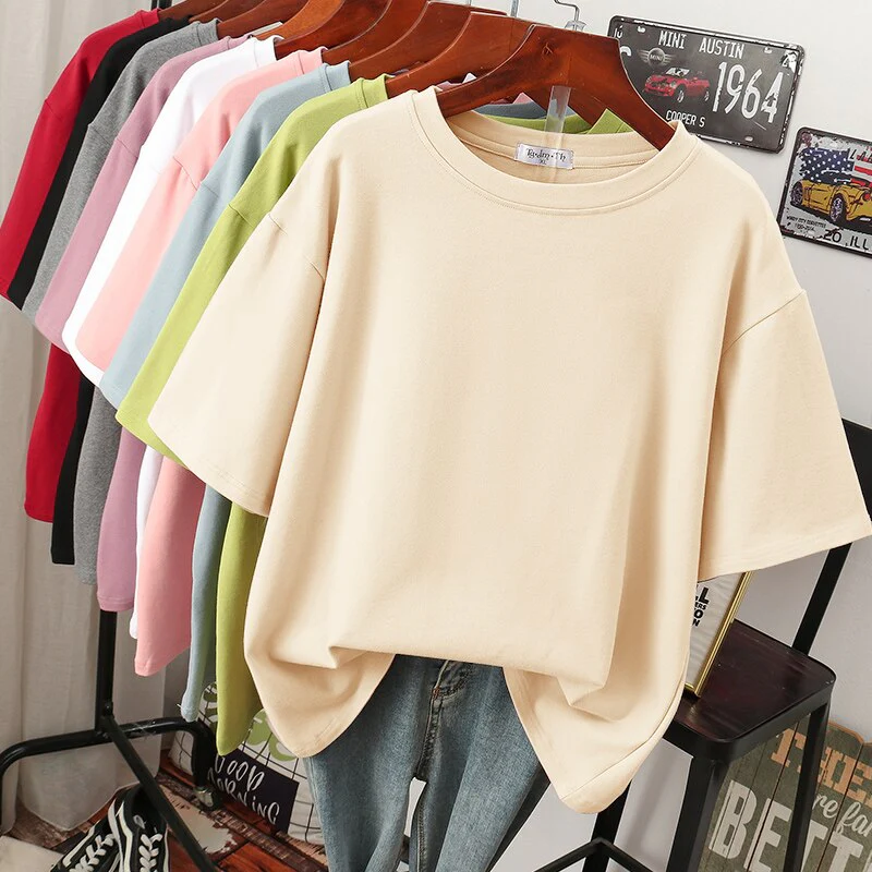 damen-basic-t-shirt-oversized