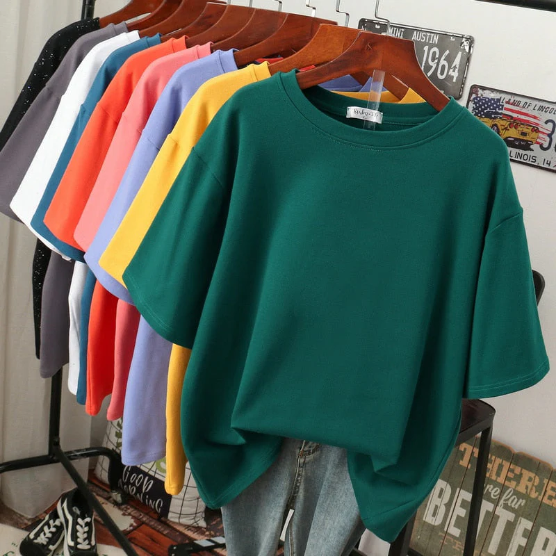 damen-basic-t-shirt-oversized