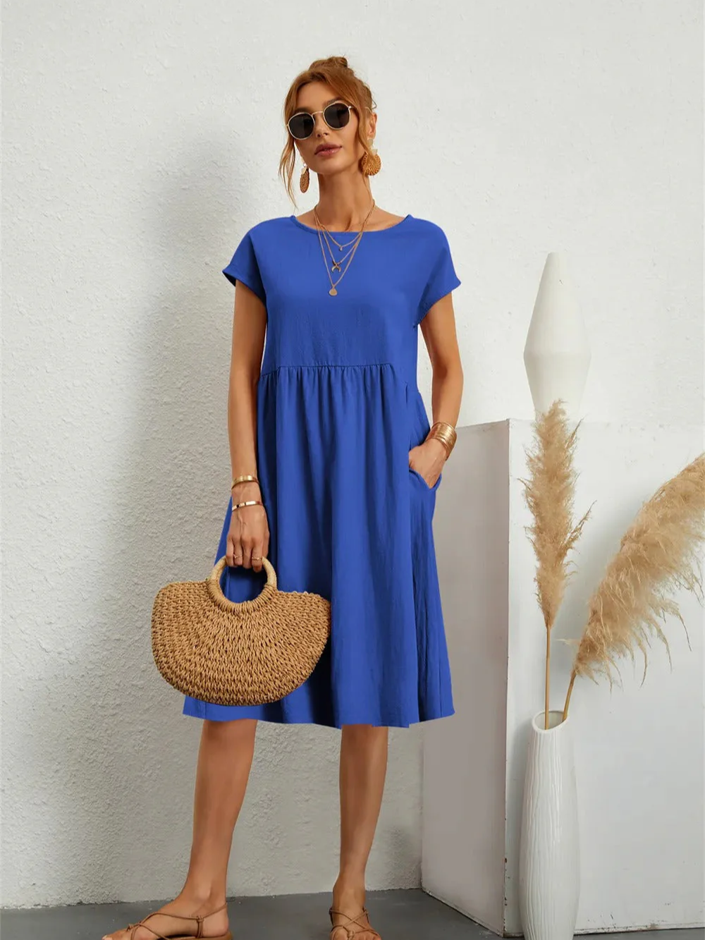 Damen Kleid Casual Elegant