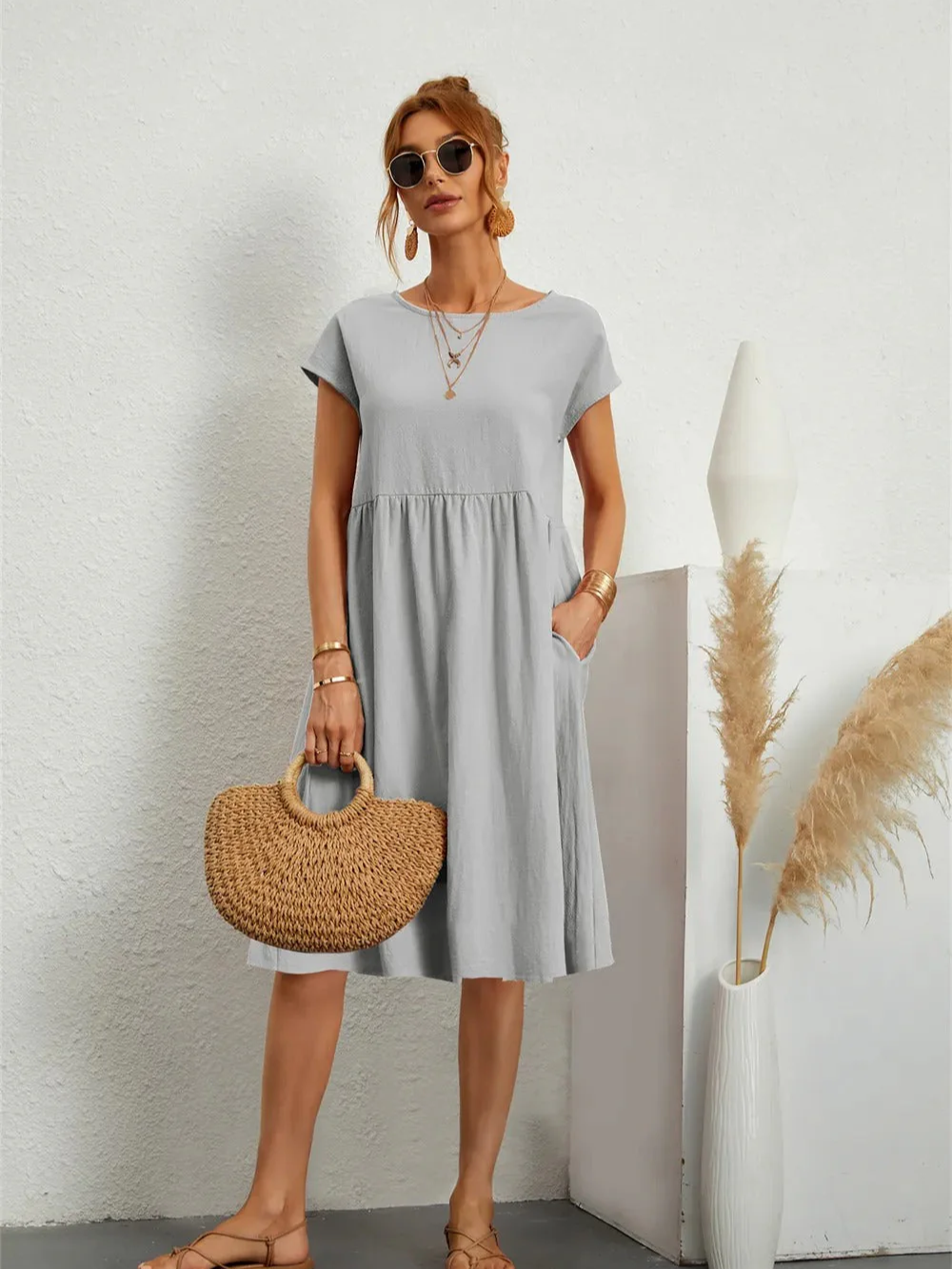 Damen Kleid Casual Elegant