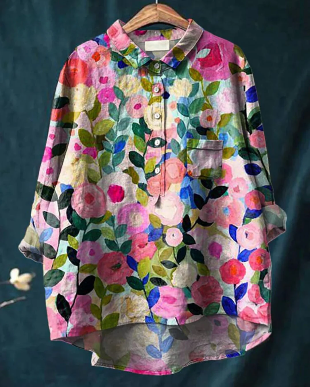 Elegante Damen Langarm Bluse