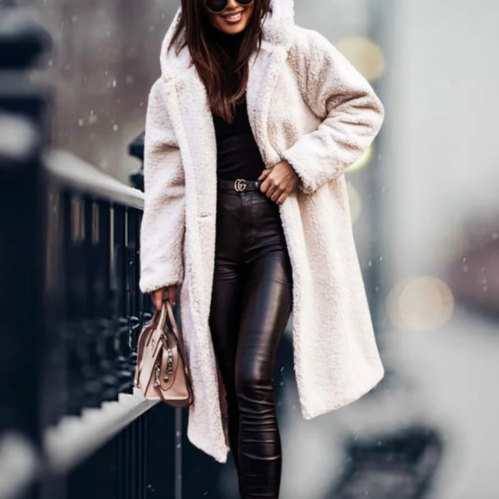 damen-elegant-lange-strickjacke-mit-kapuze