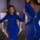 damen-elegante-bodycon-kleid-midi