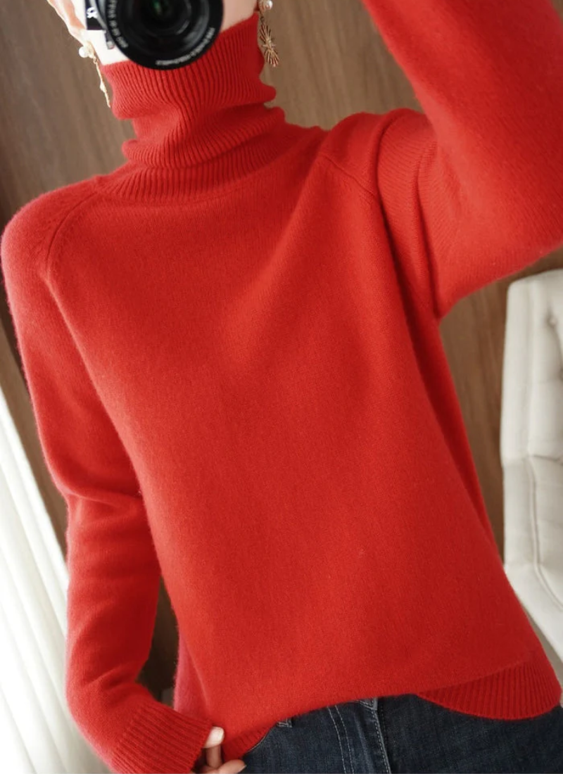 damen-elegante-rollkragenpullover-strick