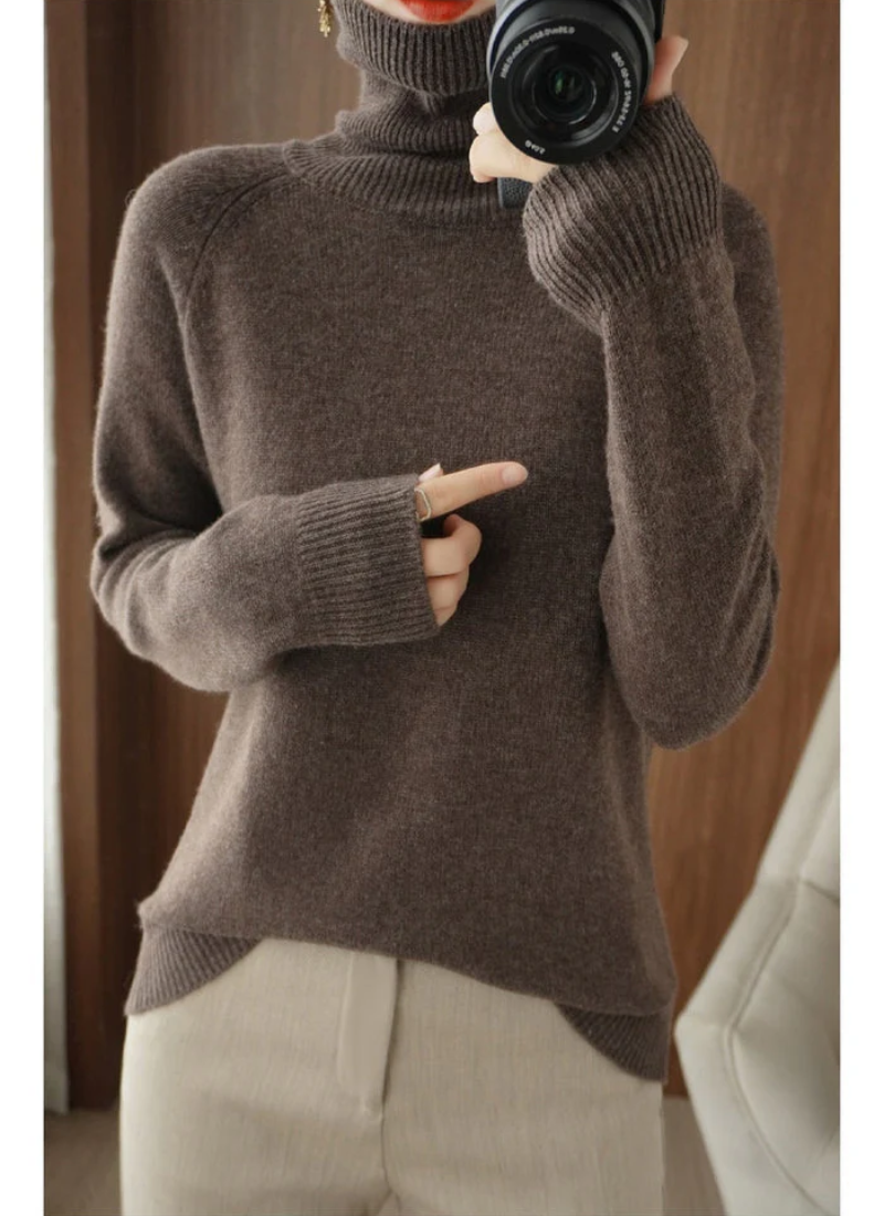 damen-elegante-rollkragenpullover-strick