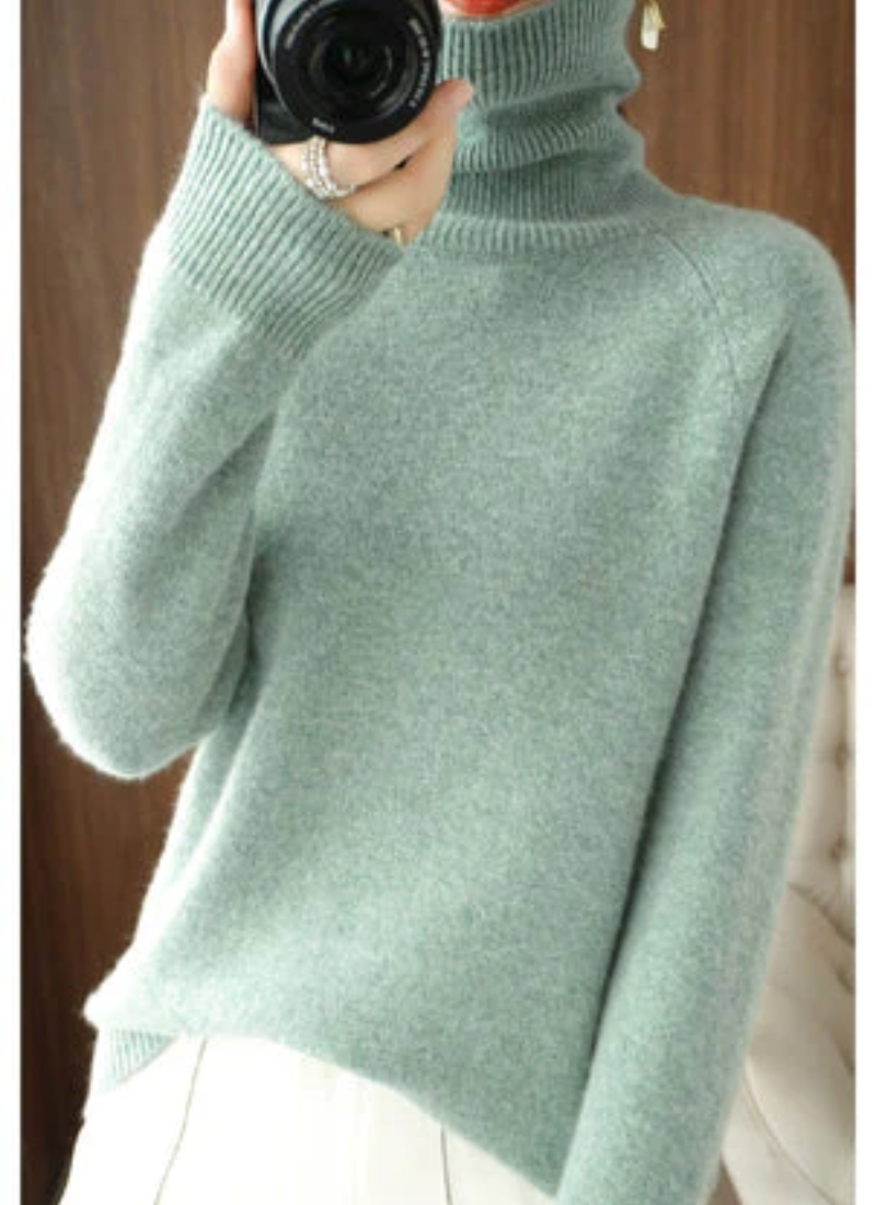 damen-elegante-rollkragenpullover-strick