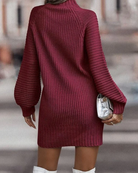 damen-elegante-strickkleid-mini