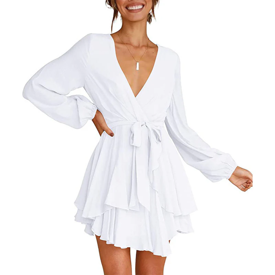 damen-elegante-wickelkleid-mini
