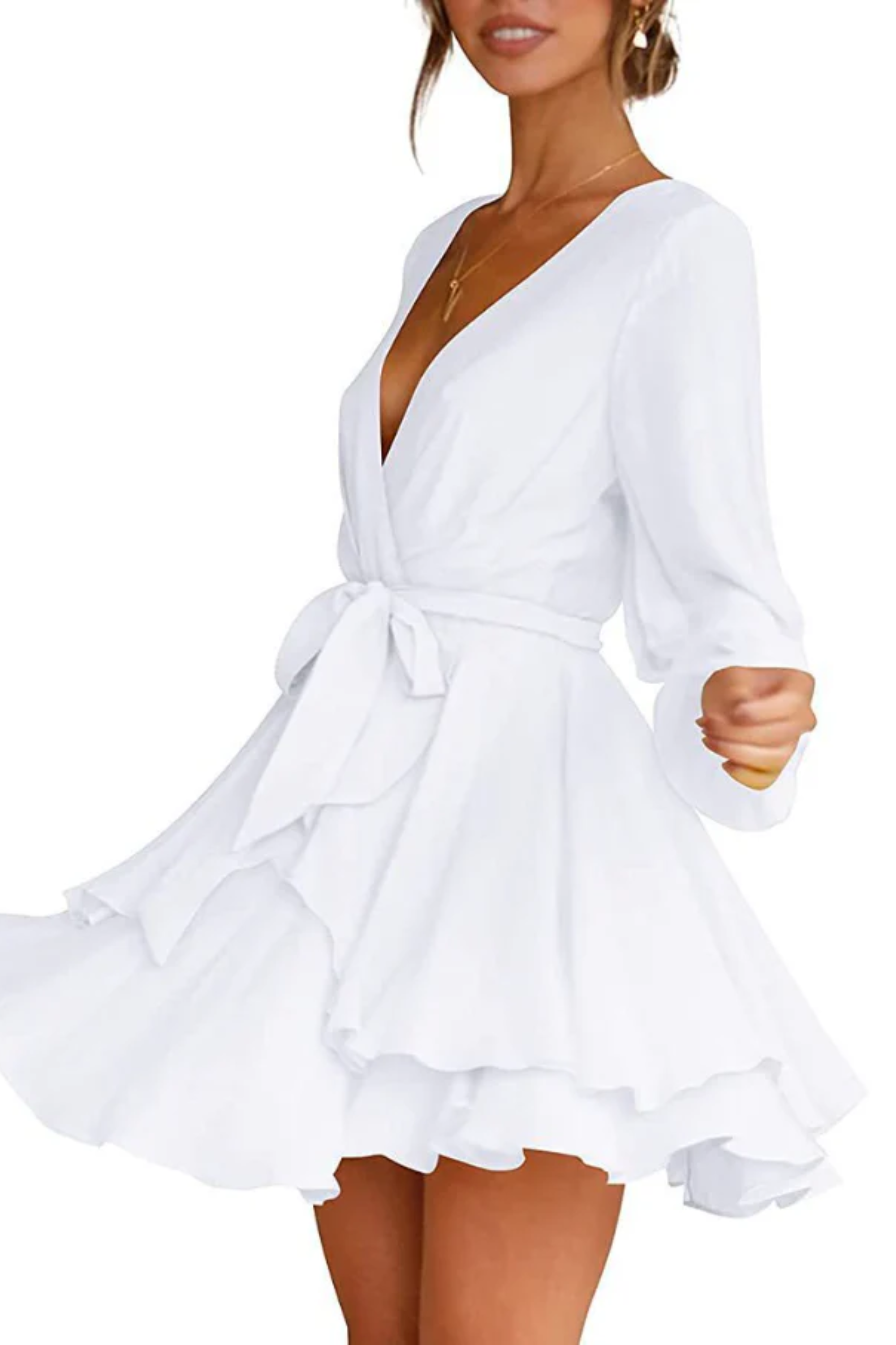 damen-elegante-wickelkleid-mini