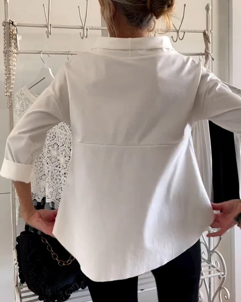 Damen Pullover Stehkragen