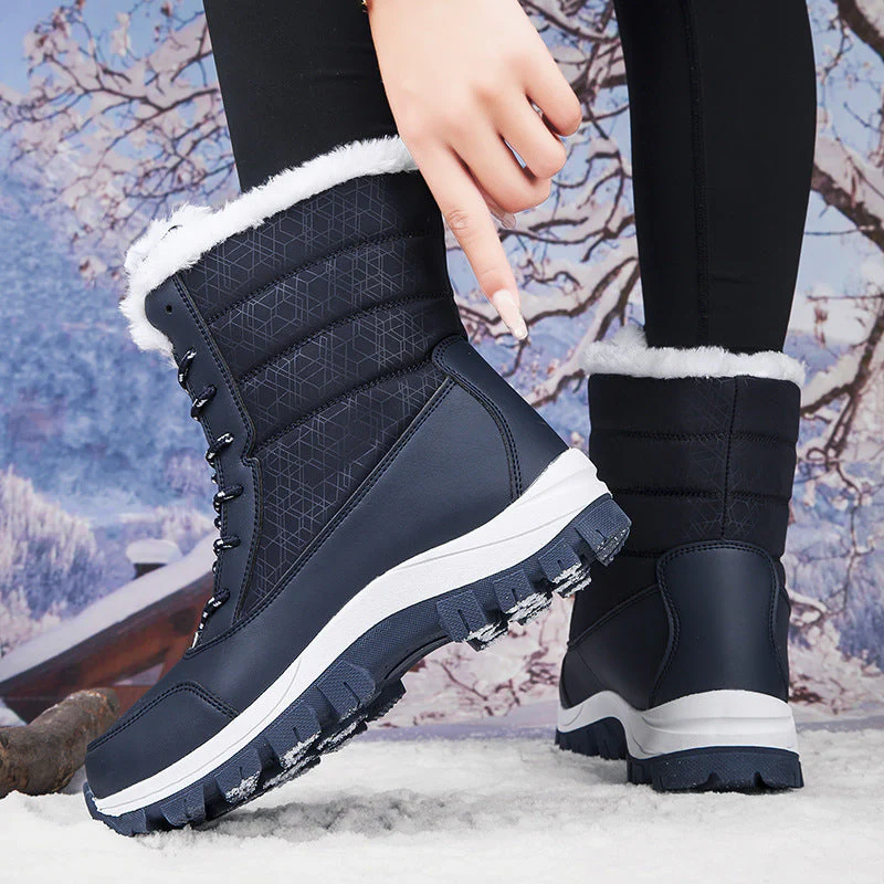 damen-gefüttert-schneestiefel-schwarz