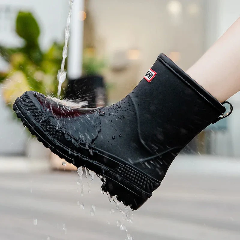 damen-gefutterte-gummistiefel-wasserdichte