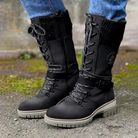 damen-gemütlich-stiefel-schwarz