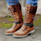 damen-gemütlich-stiefel-schwarz