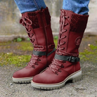 damen-gemütlich-stiefel-schwarz