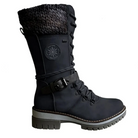 damen-gemütlich-stiefel-schwarz