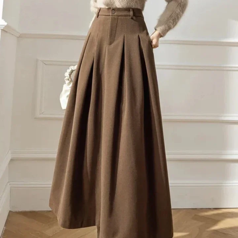 damen-high-waist-faltenrock-elegante-rocke