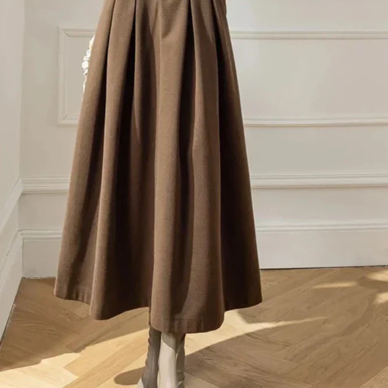 damen-high-waist-faltenrock-elegante-rocke
