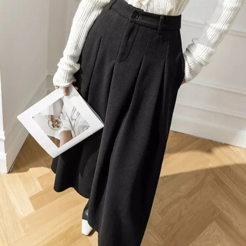 damen-high-waist-faltenrock-elegante-rocke