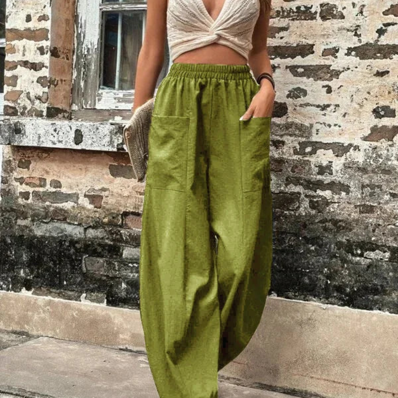 damen-high-waist-hosen-loose-fit