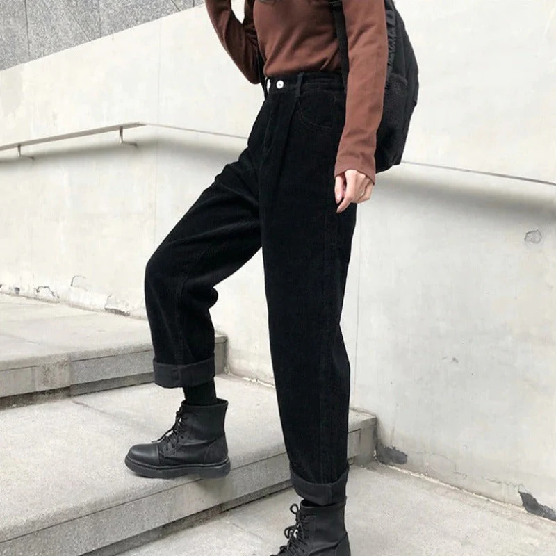 Hochtaillierte Hosen für Frauen