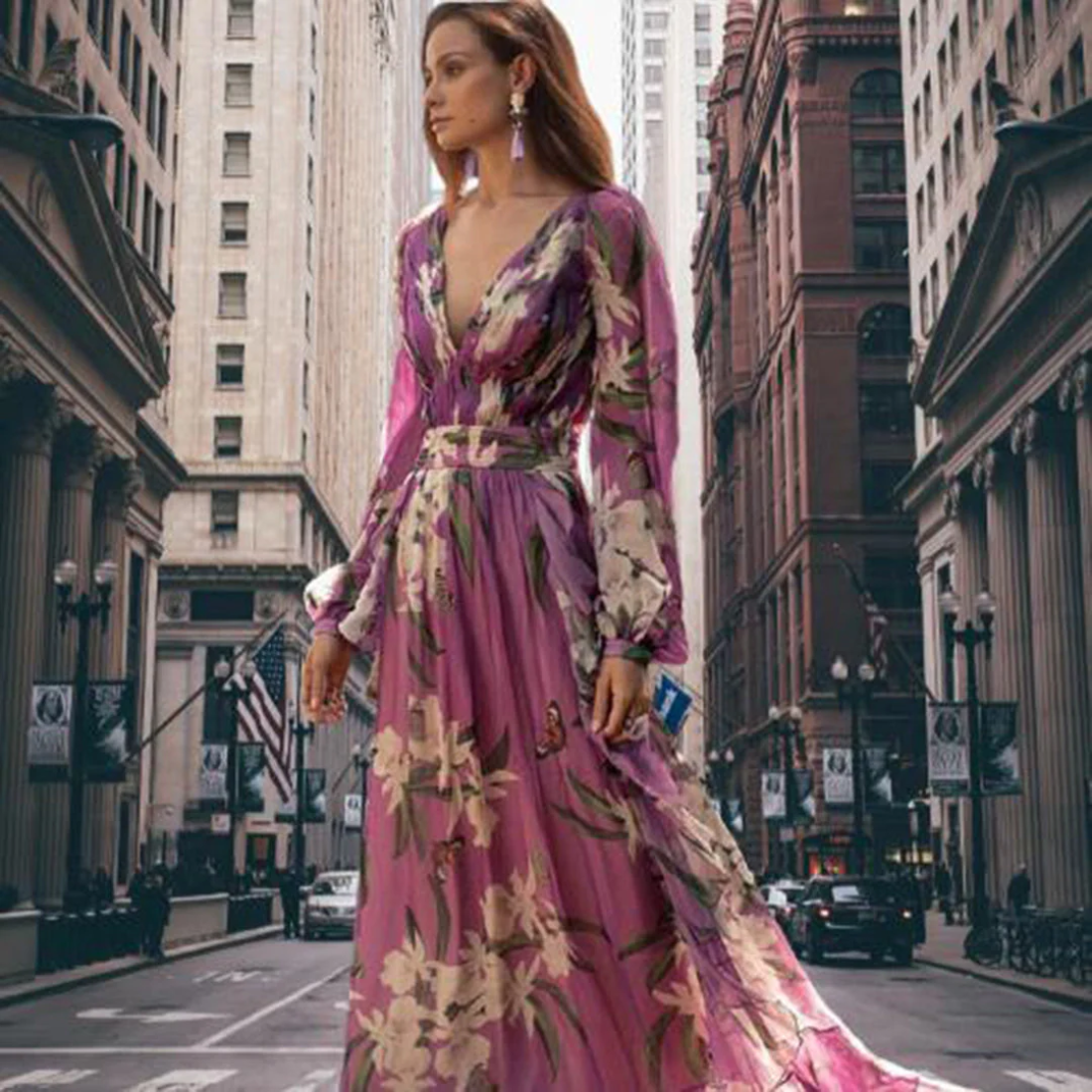 damen-italienische-kleid-maxi