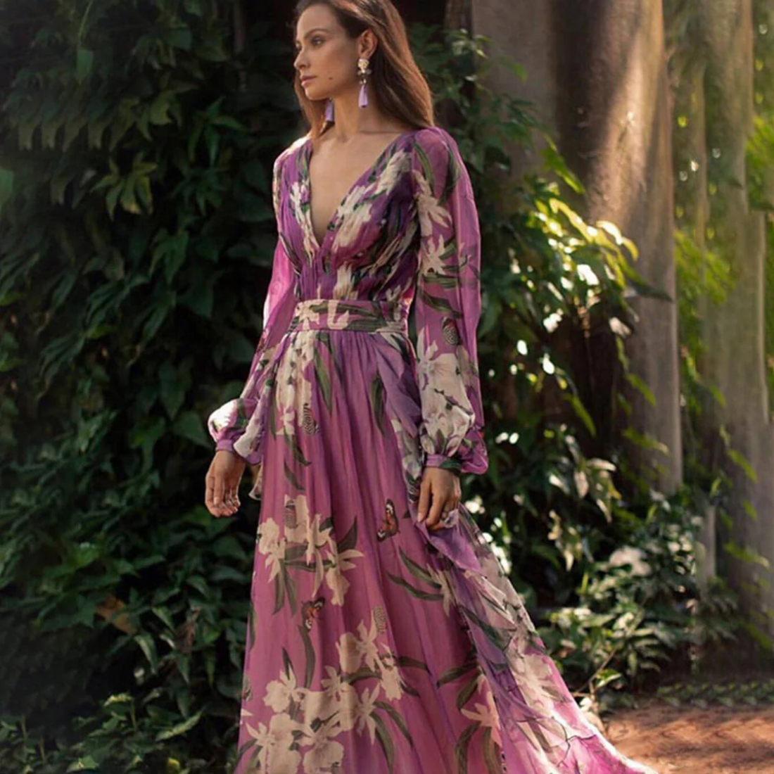 damen-italienische-kleid-maxi