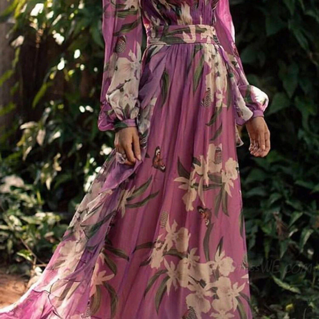 damen-italienische-kleid-maxi