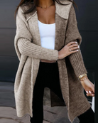 damen-kapuze-lange-strickjacke-cardigan