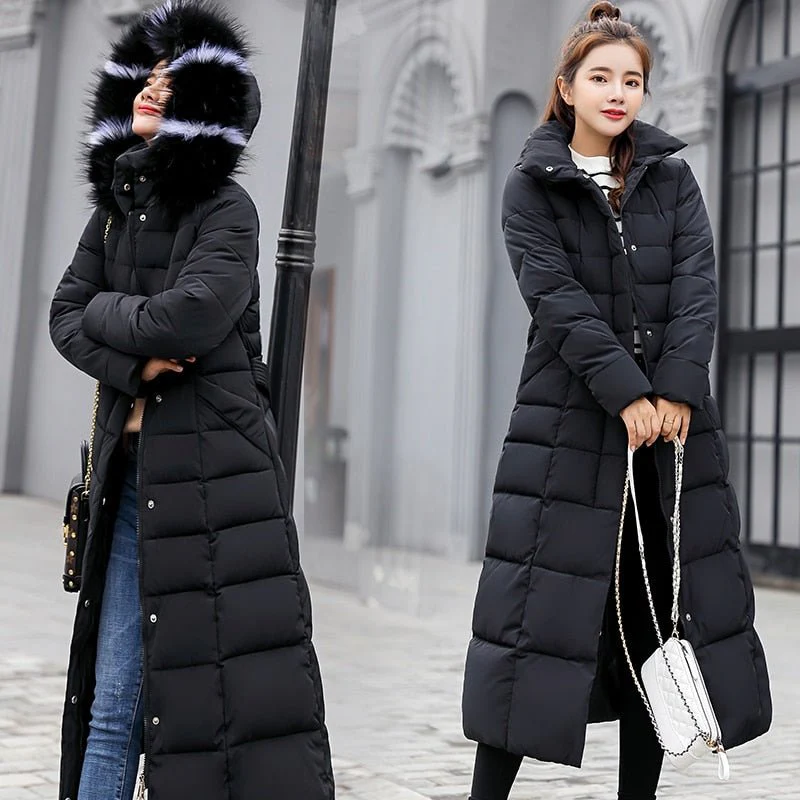 damen-kapuze-steppjacke-lange-mantel