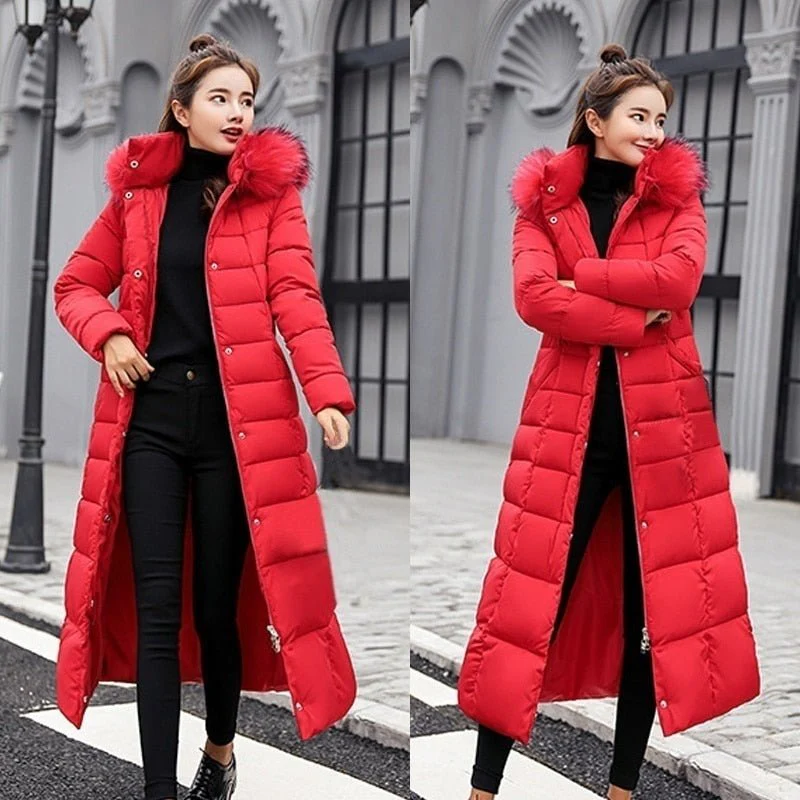 damen-kapuze-steppjacke-lange-mantel