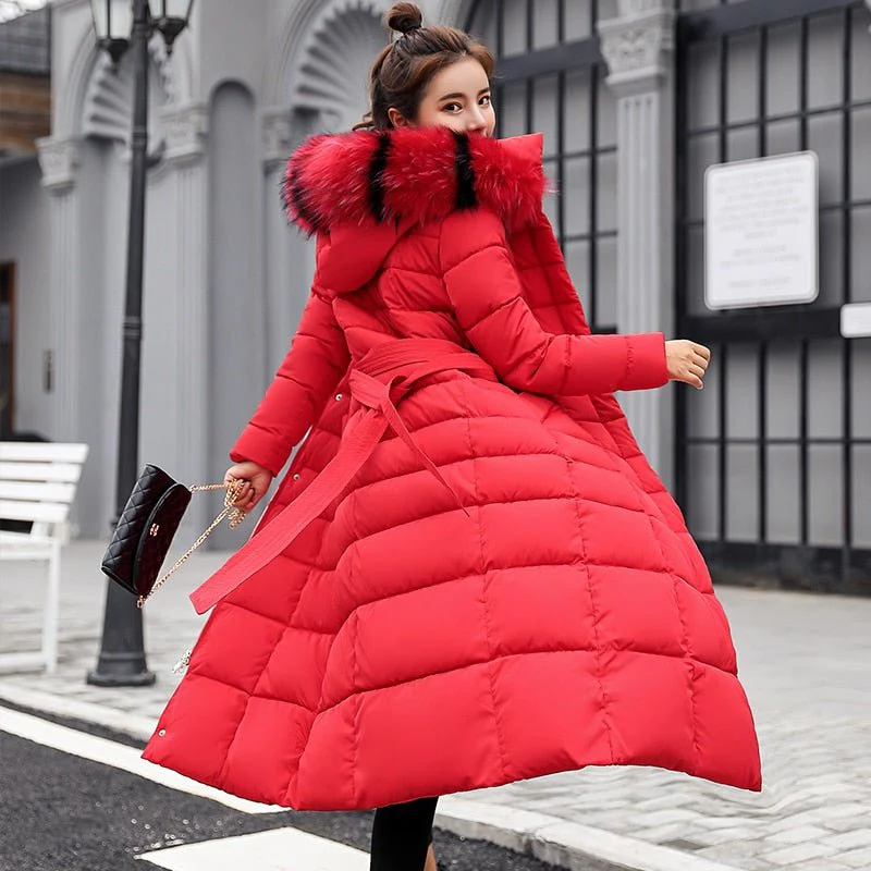 damen-kapuze-steppjacke-lange-mantel