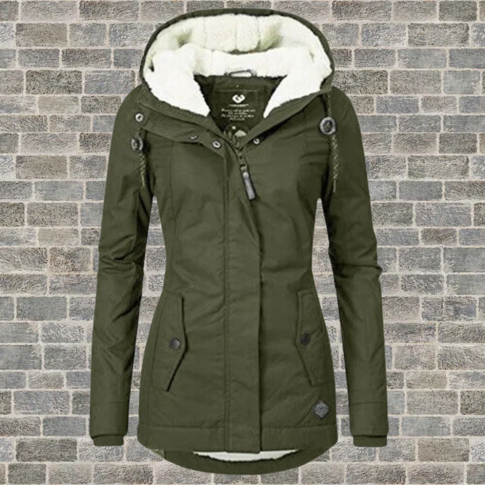 damen-kapuze-winterjacke-warme