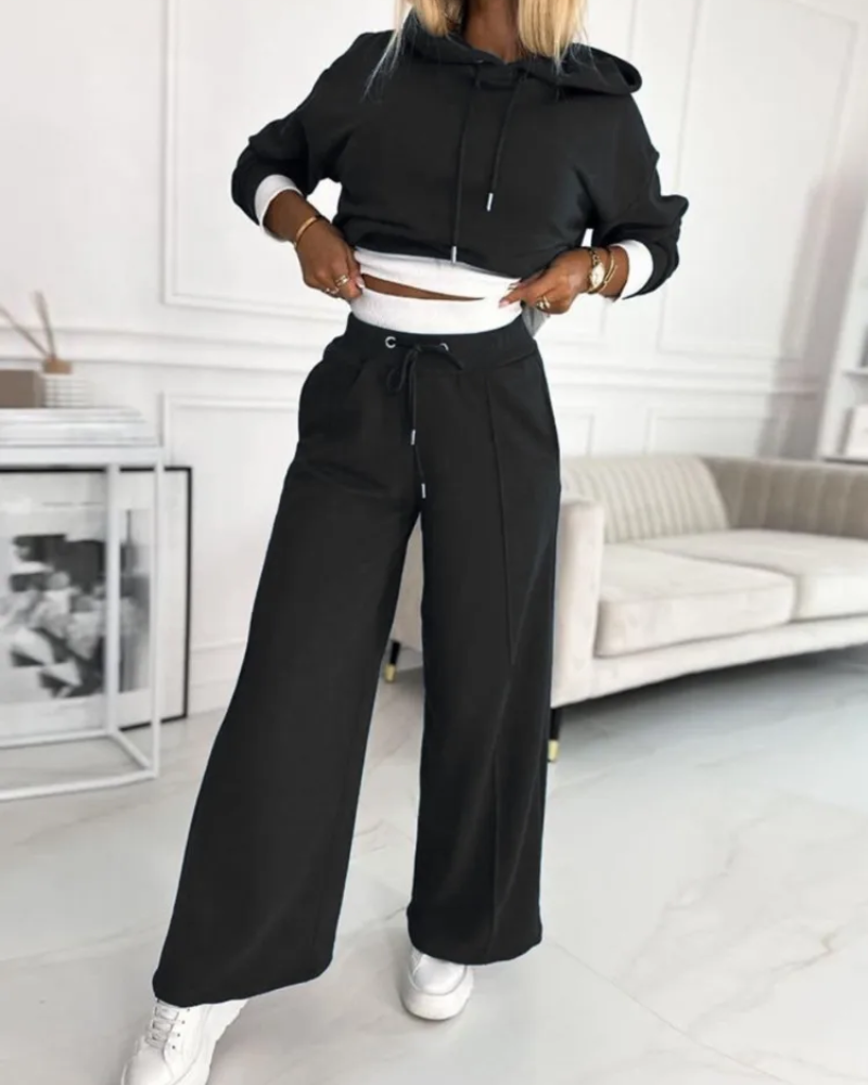 damen-kapuzen-loungewear-modisches-set