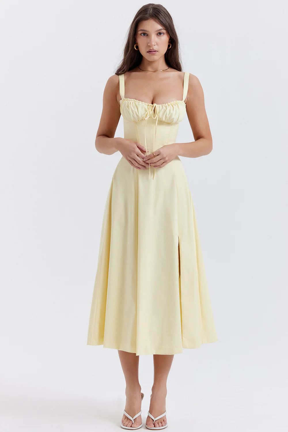 damen-korsett-sommerkleid-midi