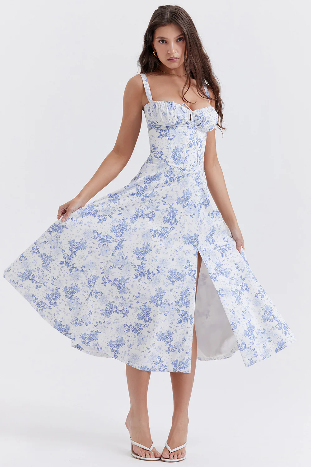 damen-korsett-sommerkleid-midi