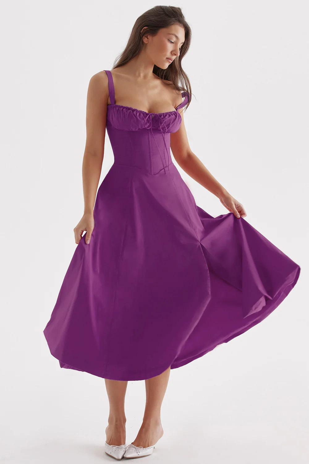 damen-korsett-sommerkleid-midi