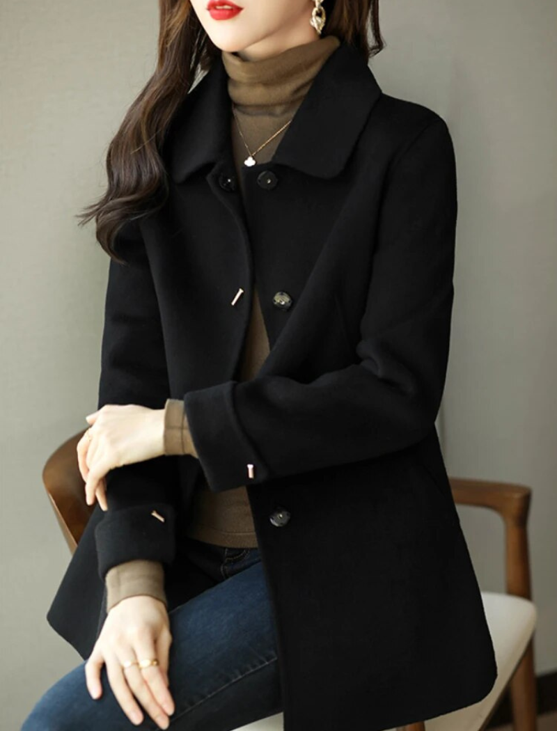 damen-lange-veste-schwarz