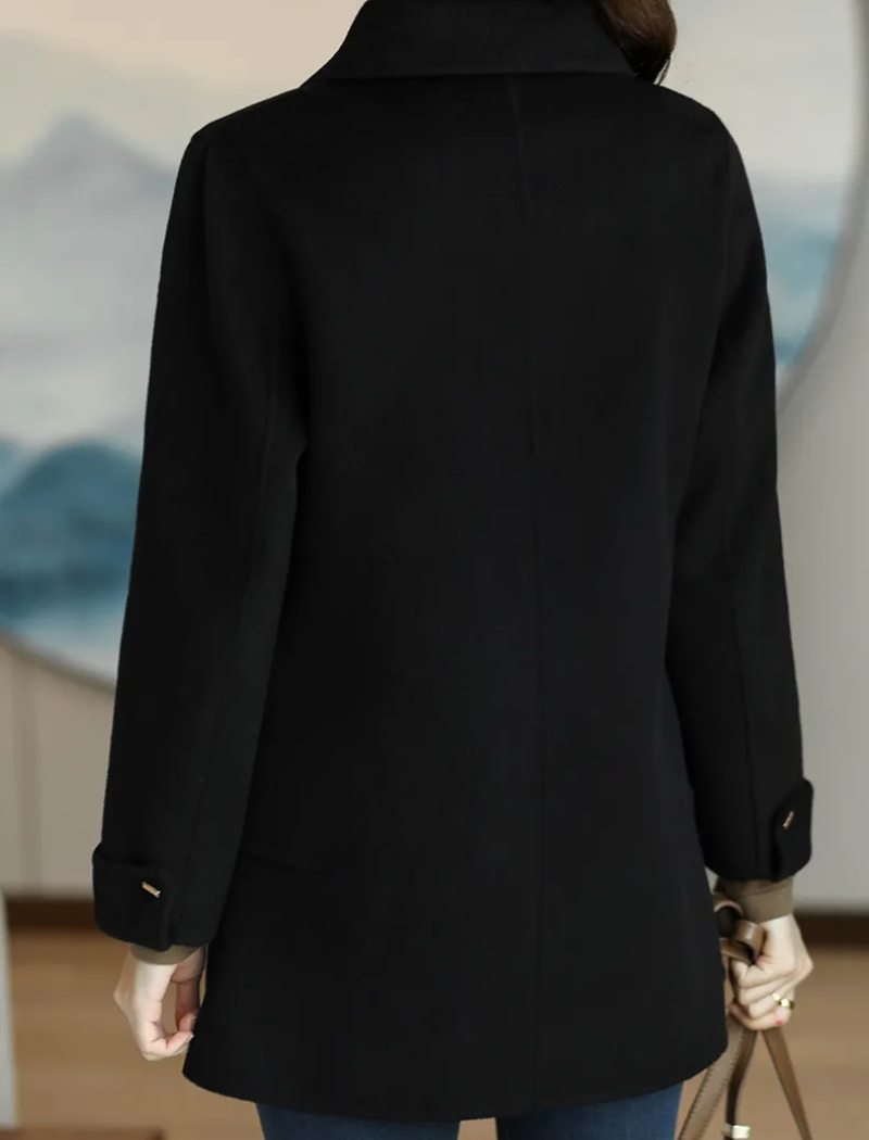 damen-lange-veste-schwarz