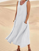 damen-luftige-lommerkleid-midi