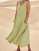 damen-luftige-lommerkleid-midi