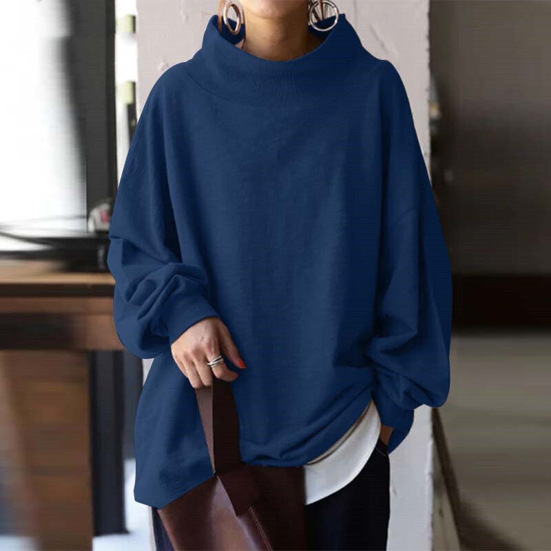 damen-oversize-pullover-mit-stehkragen
