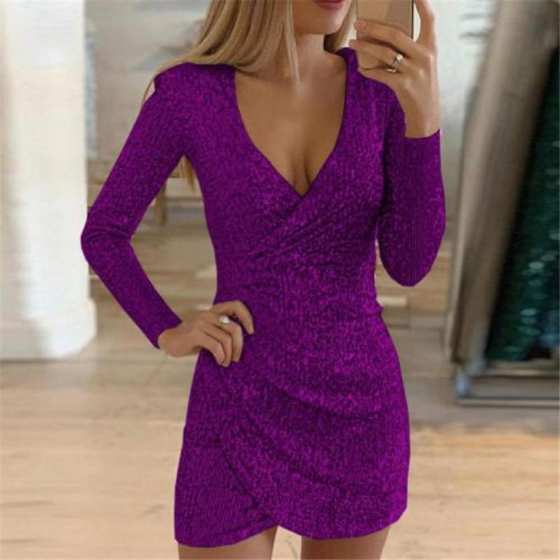 damen-pailletten-wickelkleid-mini