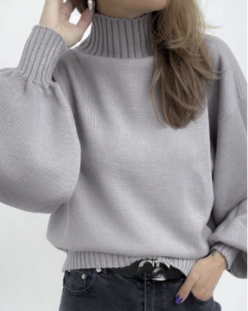 damen-rollkragen-pullover-grau