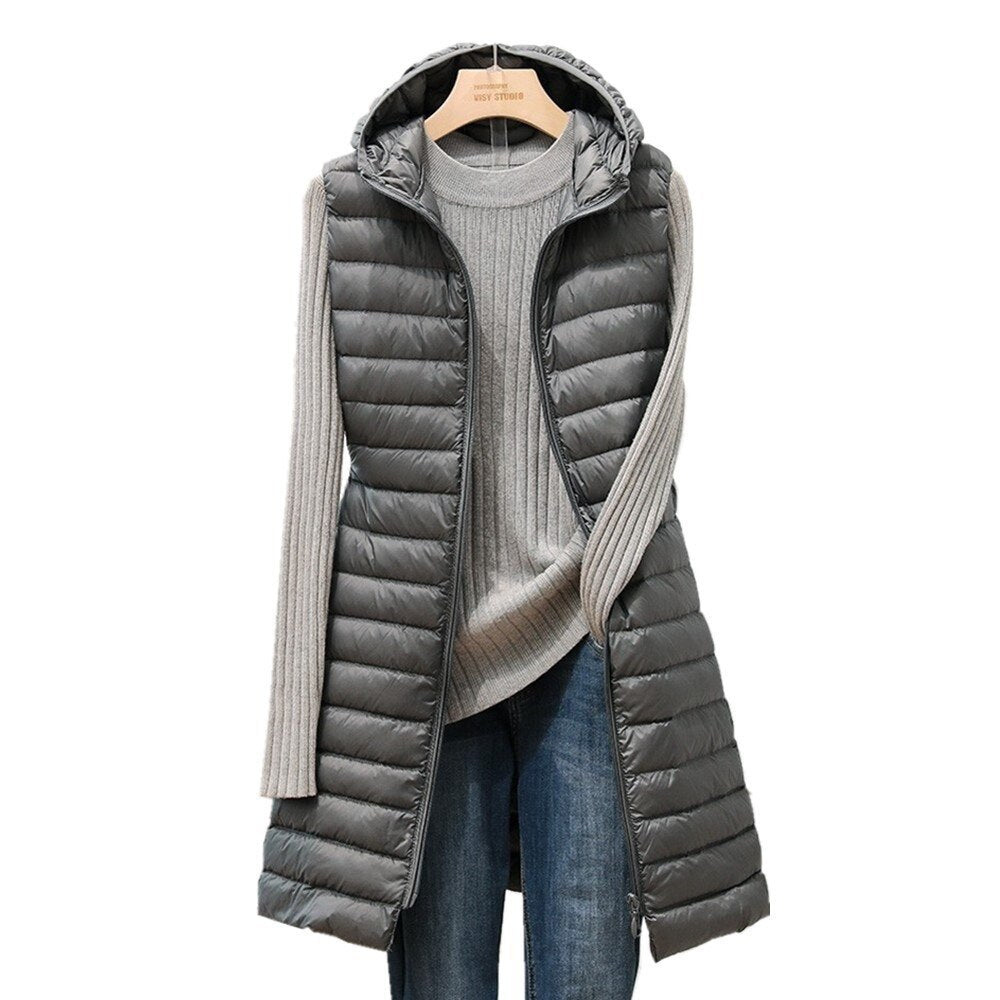 damen-schwarz-daunenjacke-steppjacke-lange
